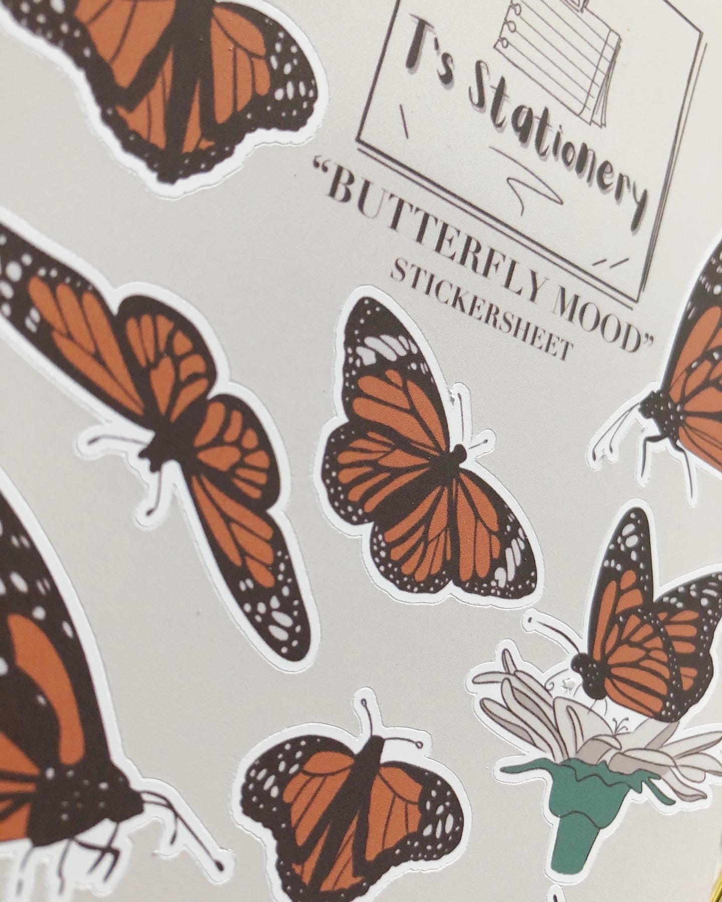 "Butterfly Mood" Sticker Sheet
