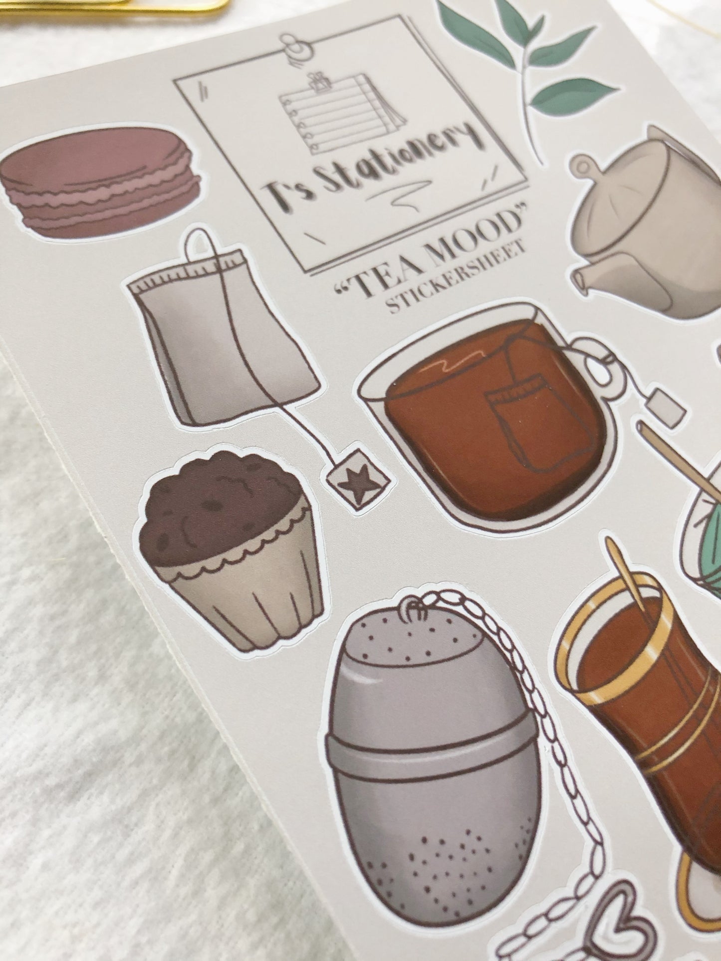 "Tea Mood" Sticker Sheet