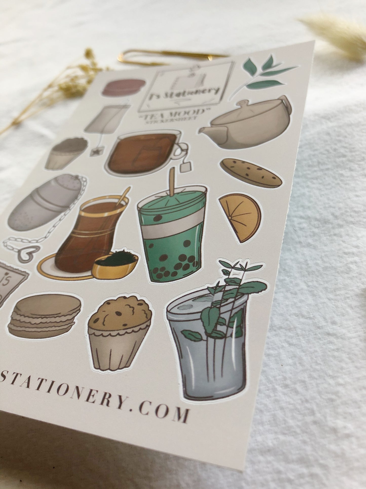 "Tea Mood" Sticker Sheet