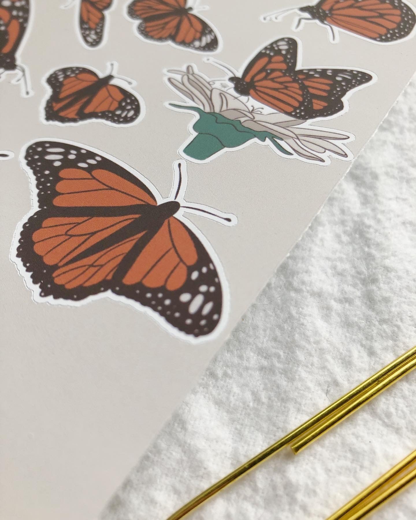 "Butterfly Mood" Sticker Sheet